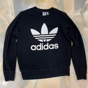 Black Adidas crewneck